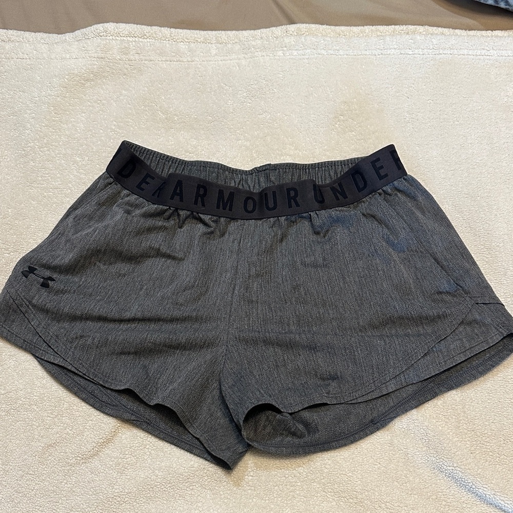 Under Armour Women's Dark Gray Athletic Shorts